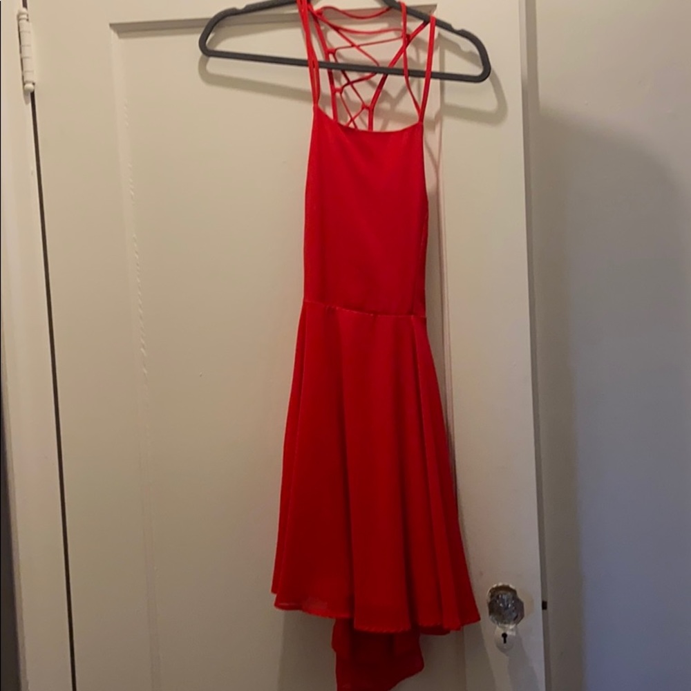 Red lulus dress